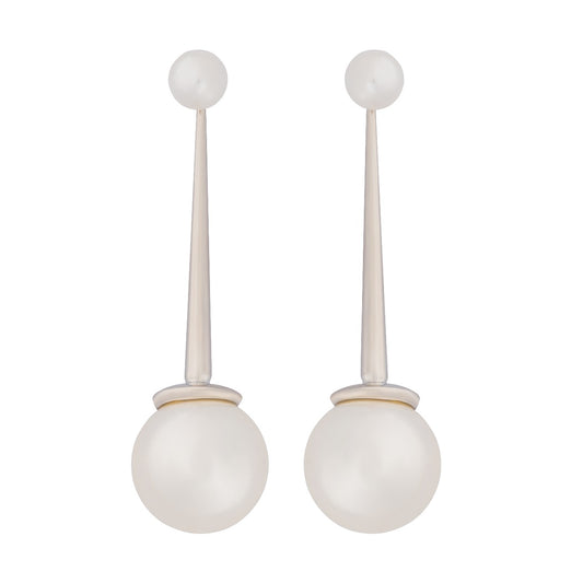 Silver Drop Pearls