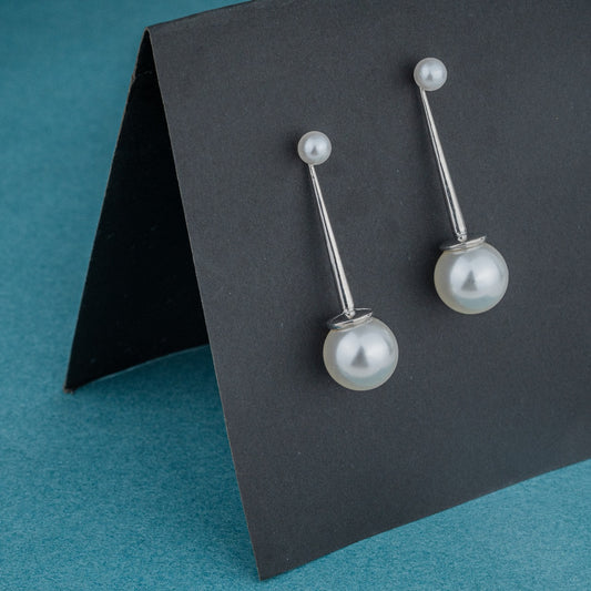 Silver Drop Pearls