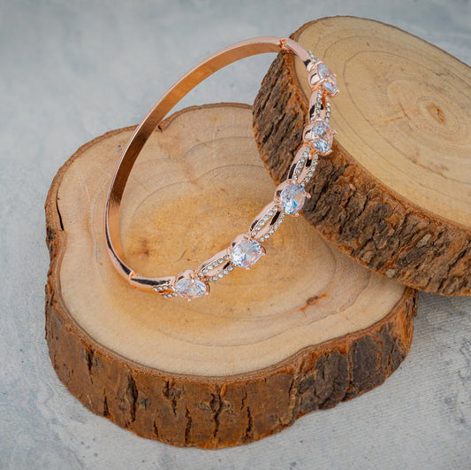 Crystal Line Bangle