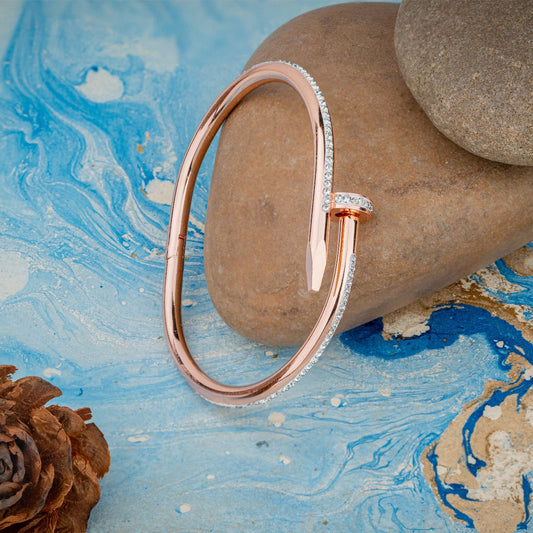 Nailhead Chic Cuff